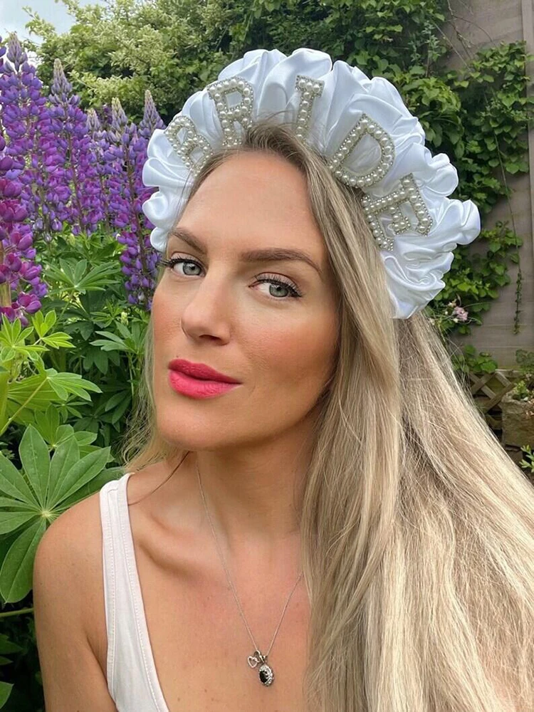 

Silk Bride to be tiara crown Bachelorette hen Party Bridal Shower beach Rustic country boho wedding engagement Decoration Gift