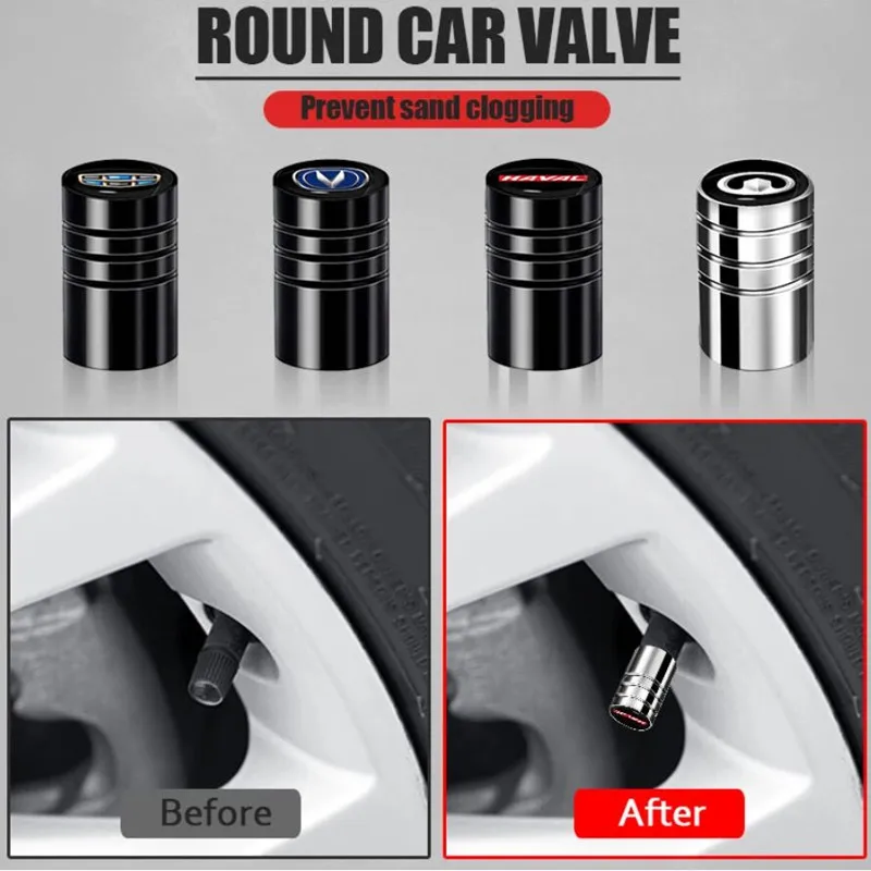 4pcs New Metal Car Wheel Tire Valve Caps Tyre Rim Stem Covers for BMW X1 X3 X5 X6 F10 F30 F20 E90 E46 E39 E36 E70 E87 G20 - купить по