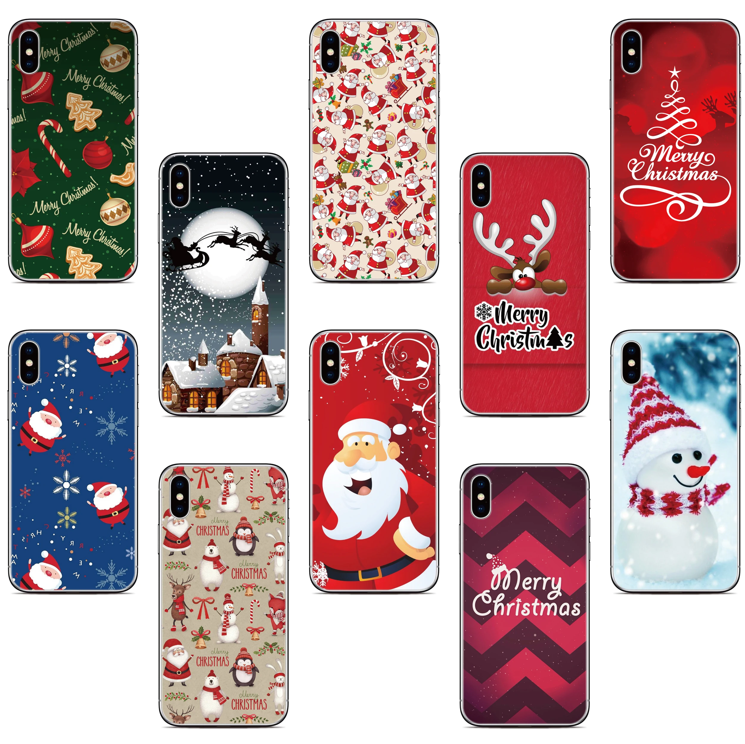Чехол с Рождеством для LG Wing Velvet K22 K61 K62 K50 K51 K52 K40 Q6 Q7 Stylo 5 6 G8s G8X G6 G7 G8 V50 V60 ThinQ телефона