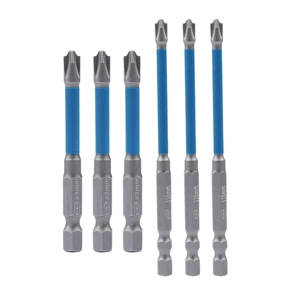 

6PC 65/110mm Magnetic Special Slotted Cross Screwdriver Bit For Electrician FPH2 Multi-Function Screwdriver Set