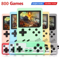 alloyseed retro portable mini handheld video game console 3 0 inch color lcd kids color game player built in 800 games player