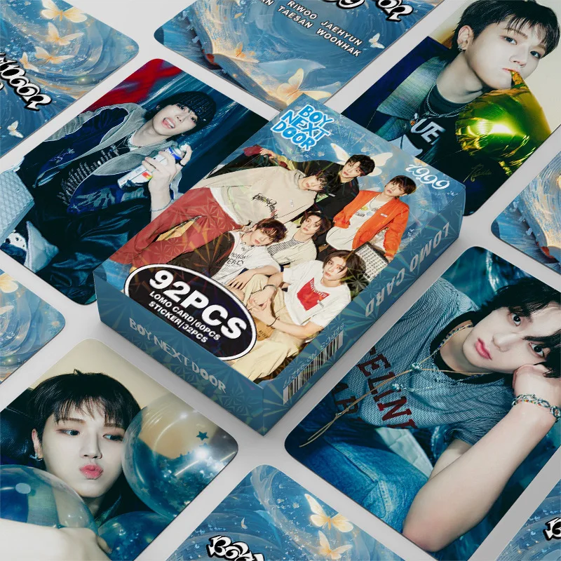 Новый альбом BOYNEXTDOOR Idol woon19.99 HD Printd Lomo Cards SUNGHO RIWOO tapoe JAEHYUN LEEHAN Повтор фотокарт