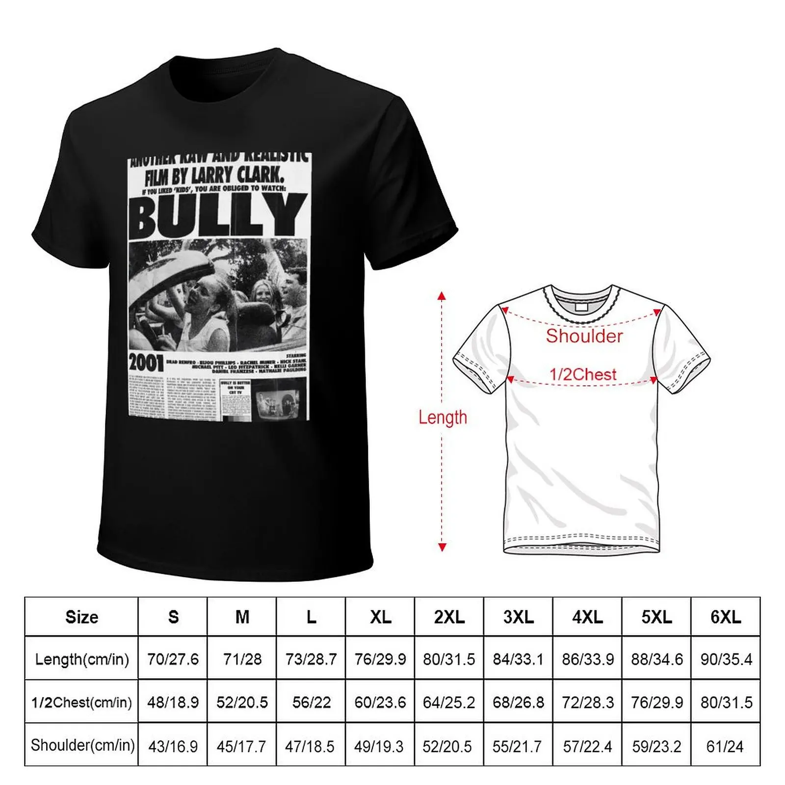 Фото Постер к фильму BULLY от wonda design. Базовая однотонная футболка с короткими рукавами. №2