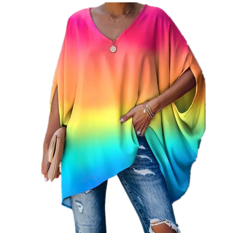 

Женские футболки, топы, лидер продаж, новая одежда, рубашки для женщин, летние футболки, повседневная одежда с V-образным вырезом, модная женс...