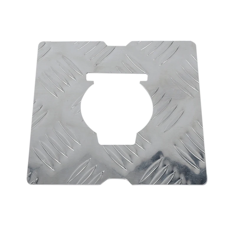 

Tail Box Power Socket Panel Trunk Decoration Cover Trim For Ford F150 2021 2022 Accessories , Silver