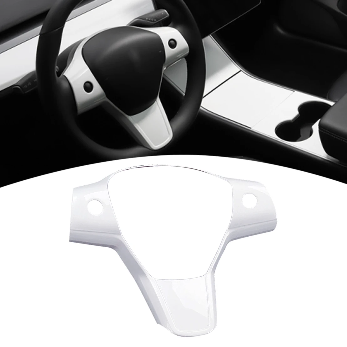 

Наклейка на руль автомобиля Tesla Model 3, 2021, 2020, 2019, 2018, 2017