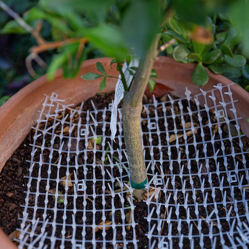 

1PCS PP Black/White 400x30 Cm Cat Scat Mat Spike Anti-Cat Dog Pest Deterrent Garden Repellent Animal Scarer Parts 2023 New