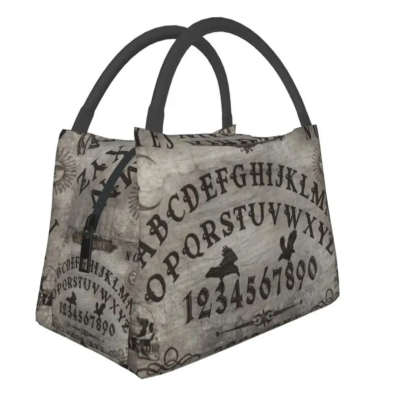 

Ouija Spirit Board Insulated Lunch Tote Bag for Women Witchcraft Portable Thermal Cooler Bento Box Outdoor Camping Travel