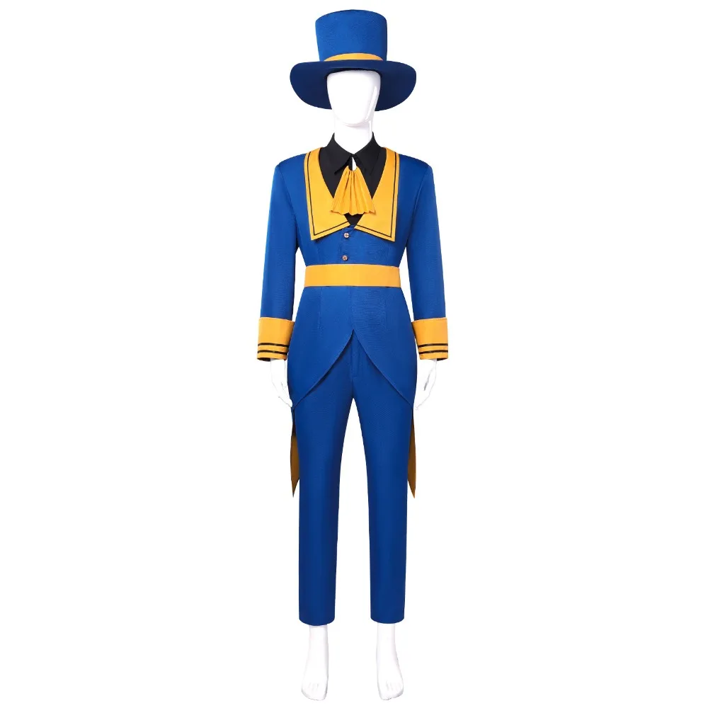 Костюм для косплея Game The Freak Circus Ticket Taker: мужской цирковой наряд с перчатками, маской, цилиндром и париком для Хэллоуина и карнавальных вечеринок (art.: 3920dbf463d4a) - 3920dbf463d4a