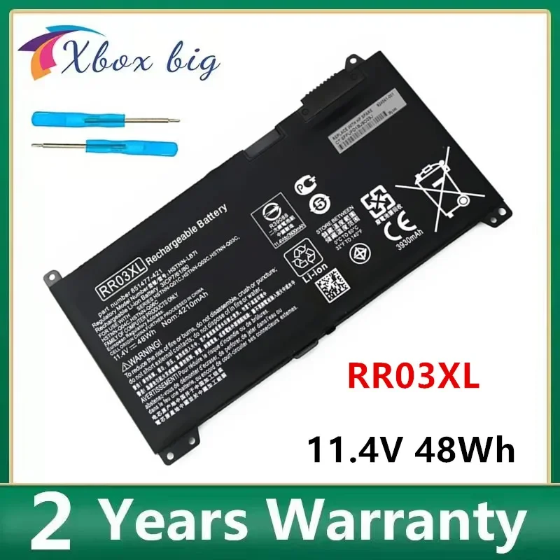 Новый аккумулятор RR03XL для HP ProBook 440 450 455 G4 470 HSTNN-PB6W 430-51477 422-851610