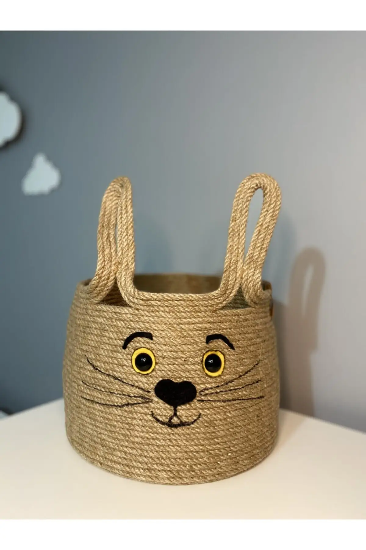 

Плетеная игрушечная корзина 25x32