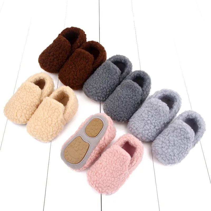 

Autumn winter baby toddler shoes with velvet soft rubber soles non-slip baby shoes cotton shoes Girls Boys baby shoe