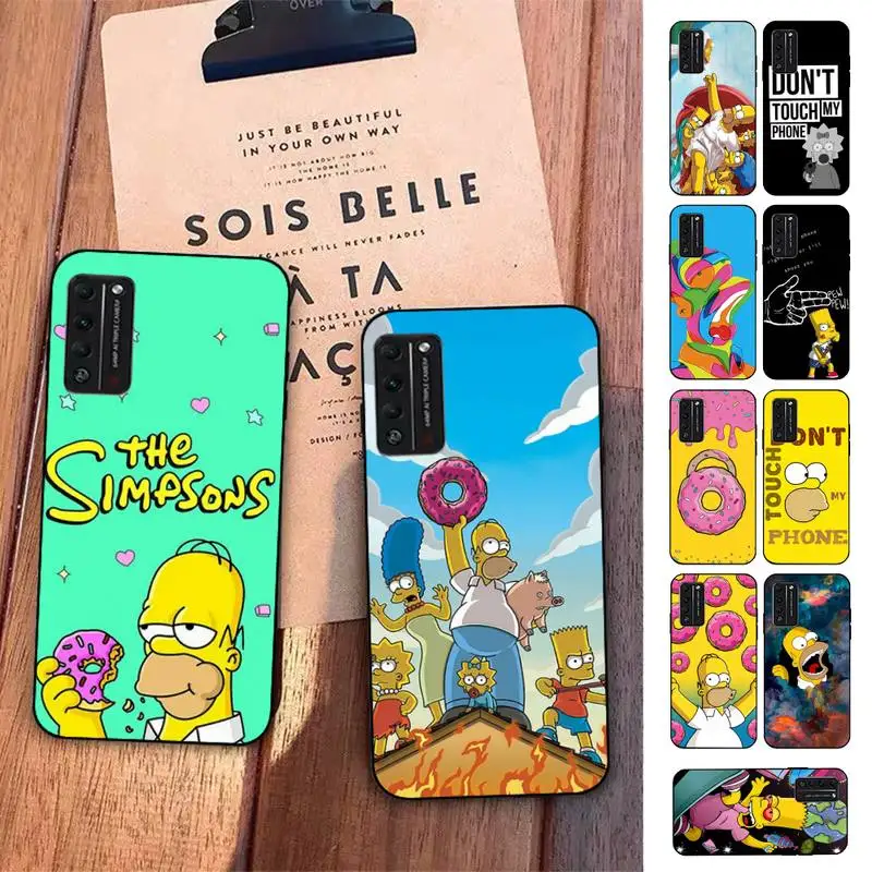 

Disney The Simpsons Phone Case for Huawei Honor 10 i 8X C 5A 20 9 10 30 lite pro Voew 10 20 V30