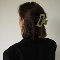 thick hair rectangle claw clip jumbo hairpin strong hold matte hair claw bannana clip fashion styling accessories for women girl