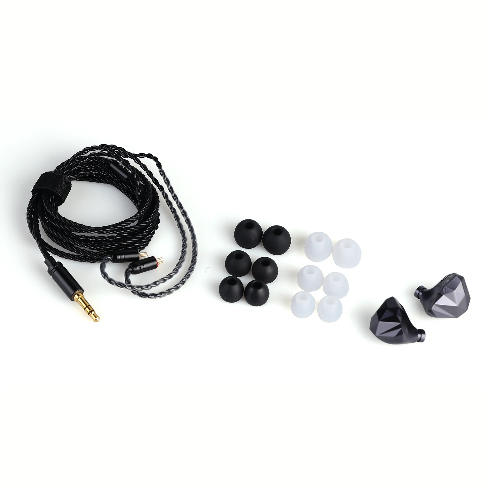 Tripowin Rhombus 1BA + гибридный драйвер IEMs 1DD 333518 +10 мм (LCP+PU) Hi-Fi музыкальный монитор