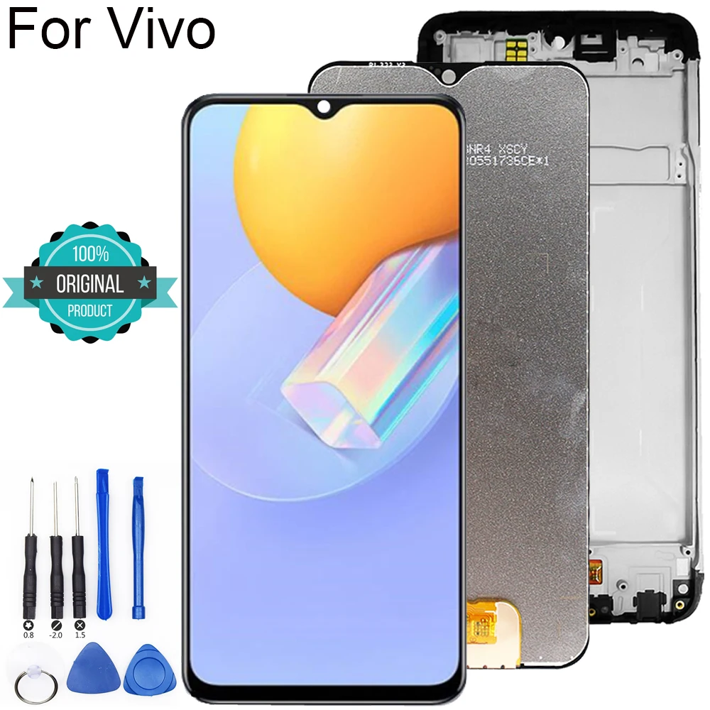 

100% Протестировано для Vivo Y3 / Y11 / Y12 / Y15 / Y17 LCD дисплей кодирующий преобразователь сенсорного экрана в сборе Замена 6,35 дюйма