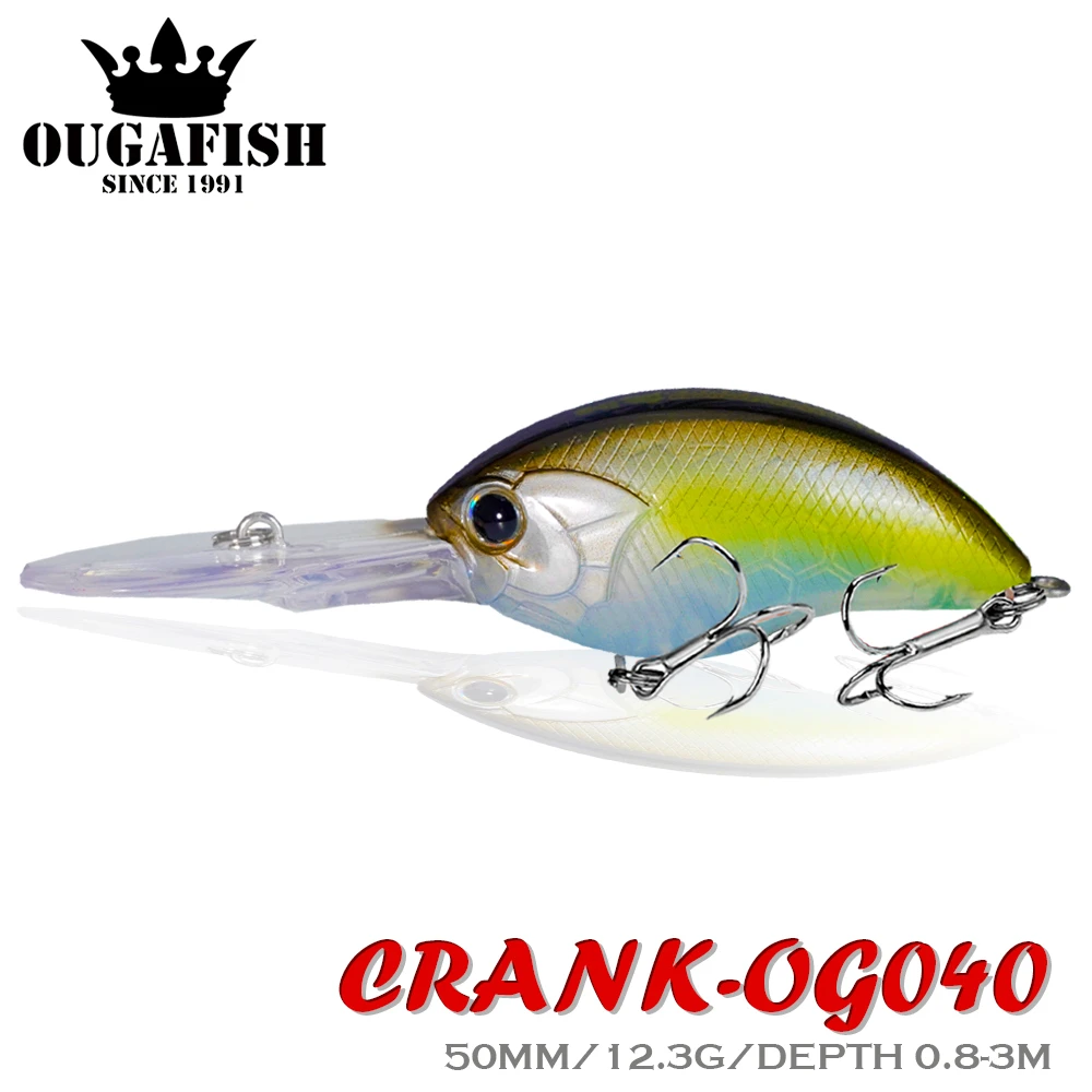 

New Slow Floating Little Crank Mino Lure 12.3g 50mm Fake Bait Long Tongue Plate Plastic Baits Top Sea Water Fishing Accessoires