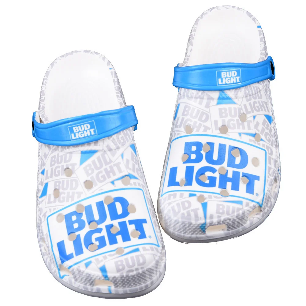 Hot Sale Joker Men PVC Shoe Men Women Colorful Cartoon Garden Shoes Texas Beer Drink Light Star Shoes Available Customized