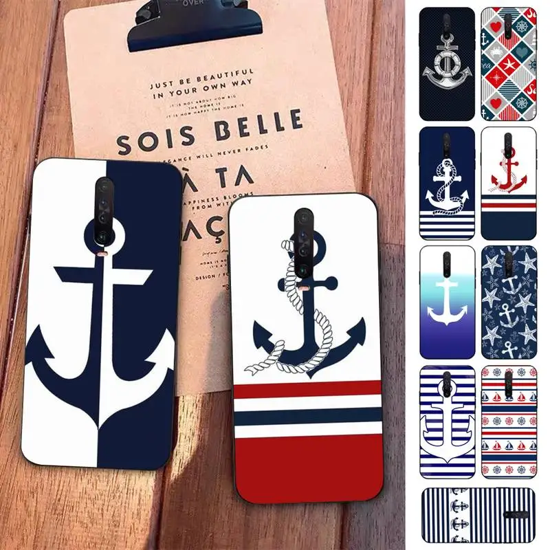 

Nautical anchors Phone Case for Redmi 5 6 7 8 9 A 5plus K20 4X S2 GO 6 K30 pro