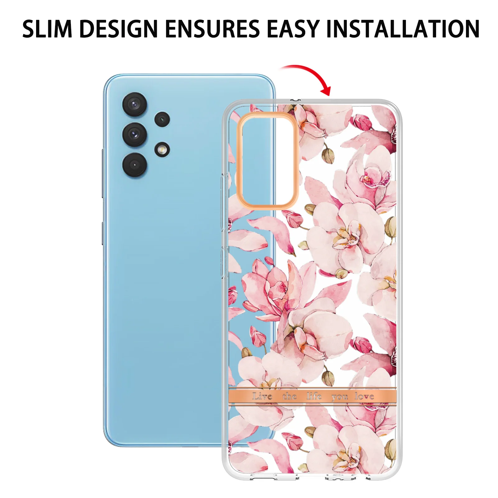 Чехлы из искусственной кожи для Samsung A21S Aksesuar цветы бампер телефона Galaxy para A217F A32 M32