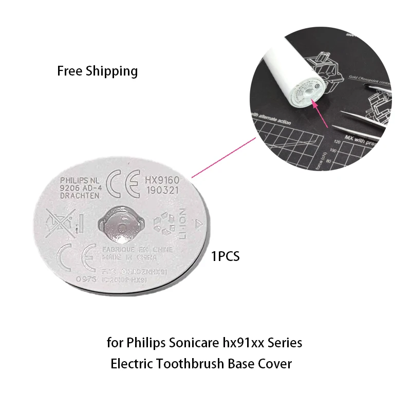 

1Pcs Electric Toothbrush Parts Bottom Cover for Philips Sonicare HX9112 HX9172 HX9140 HX9150 HX9160 Replace Base Cover
