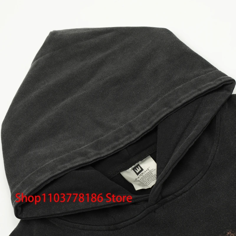 Винтажная американская уличная толстовка с капюшоном Кактус Джек портретный