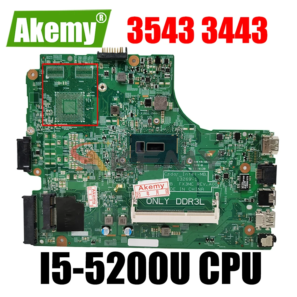 

Материнская плата для ноутбука DELL Inspiron 13269 3543 3443 3542