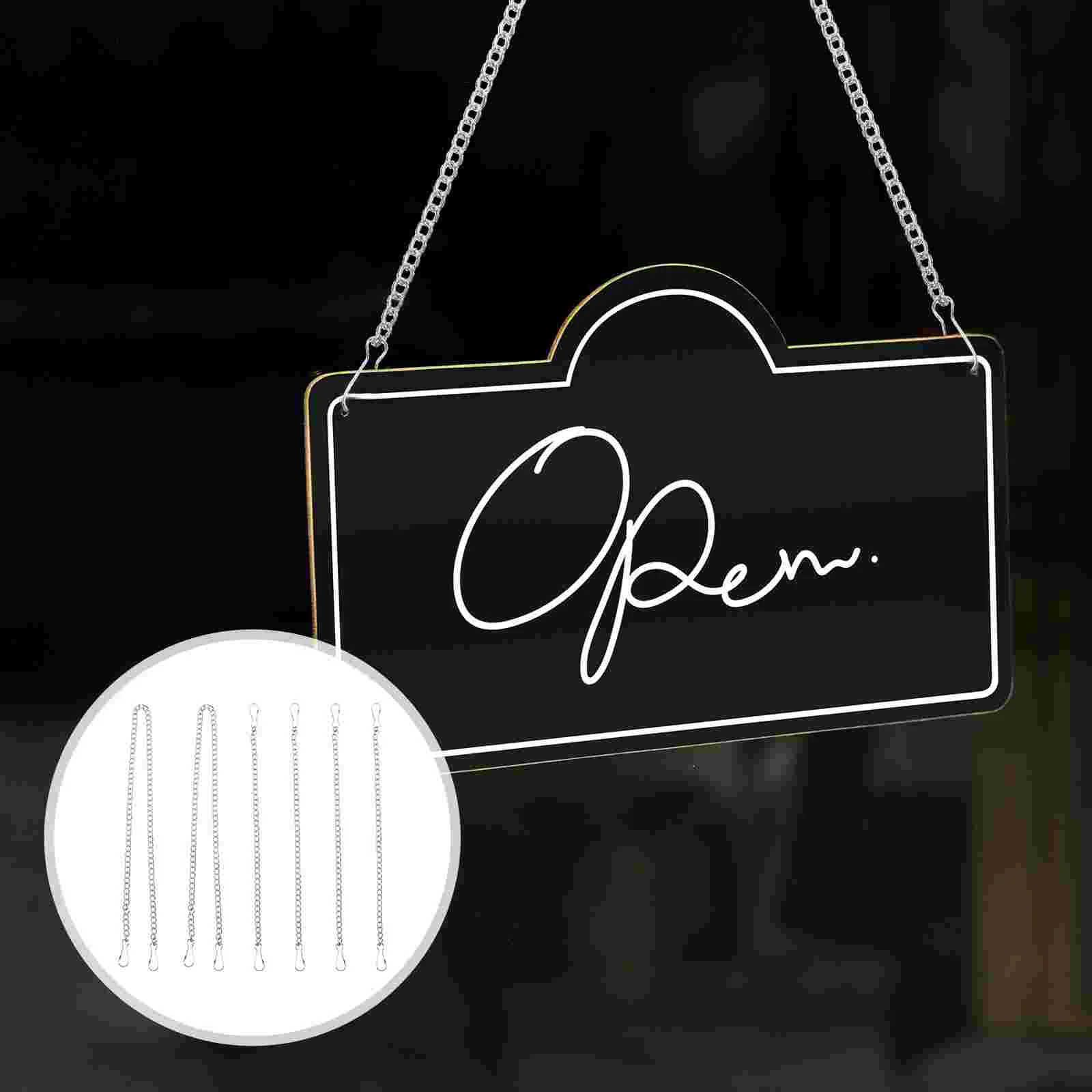 6 шт. подвесная цепочка для бирки сверхмощные вешалки картин железные крючки