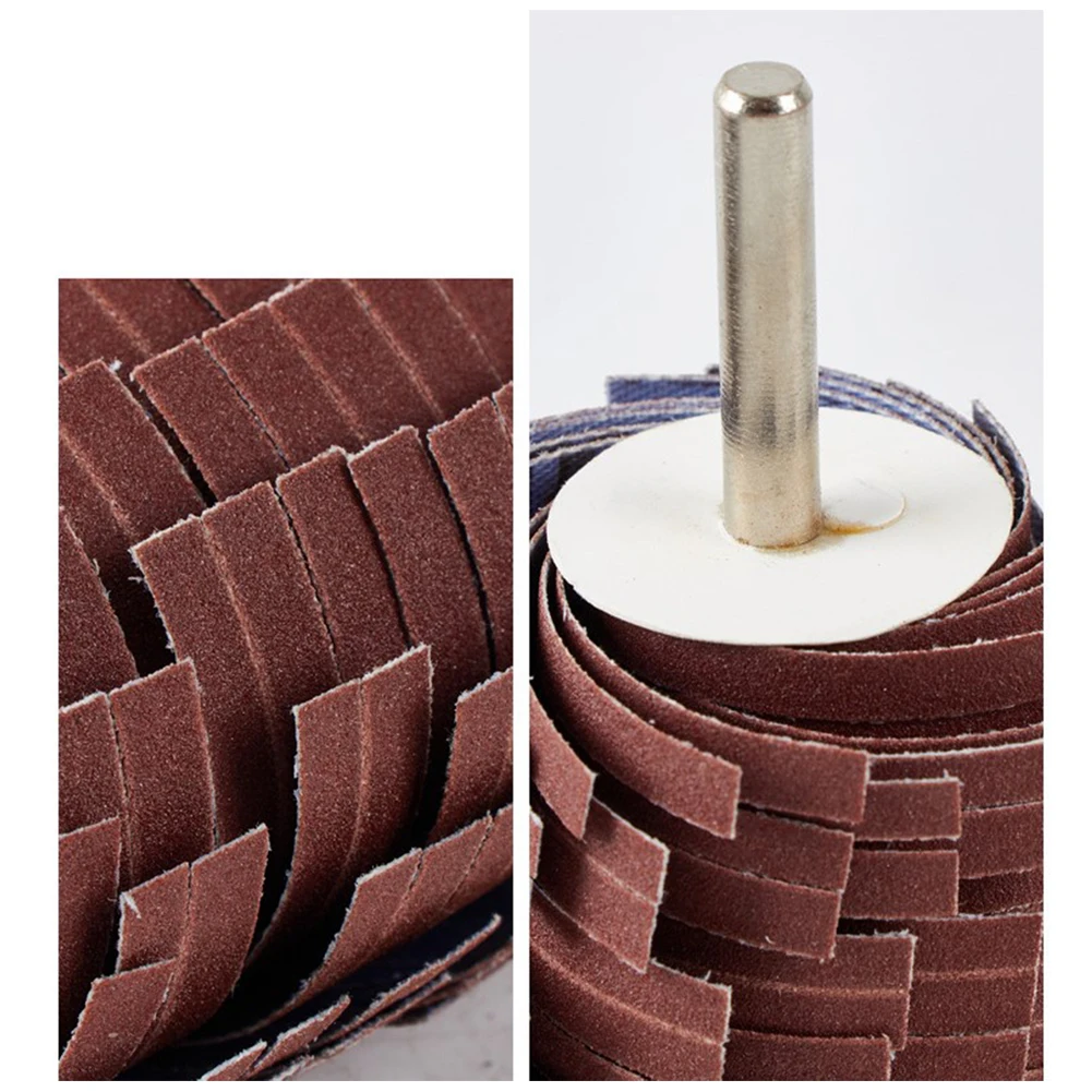 

Abrasive Tape Grinding Wheel Sandpaper 3mm 80-600# Accessories Buffing Flap Wheel Grinding Power Tool Rotary Tool