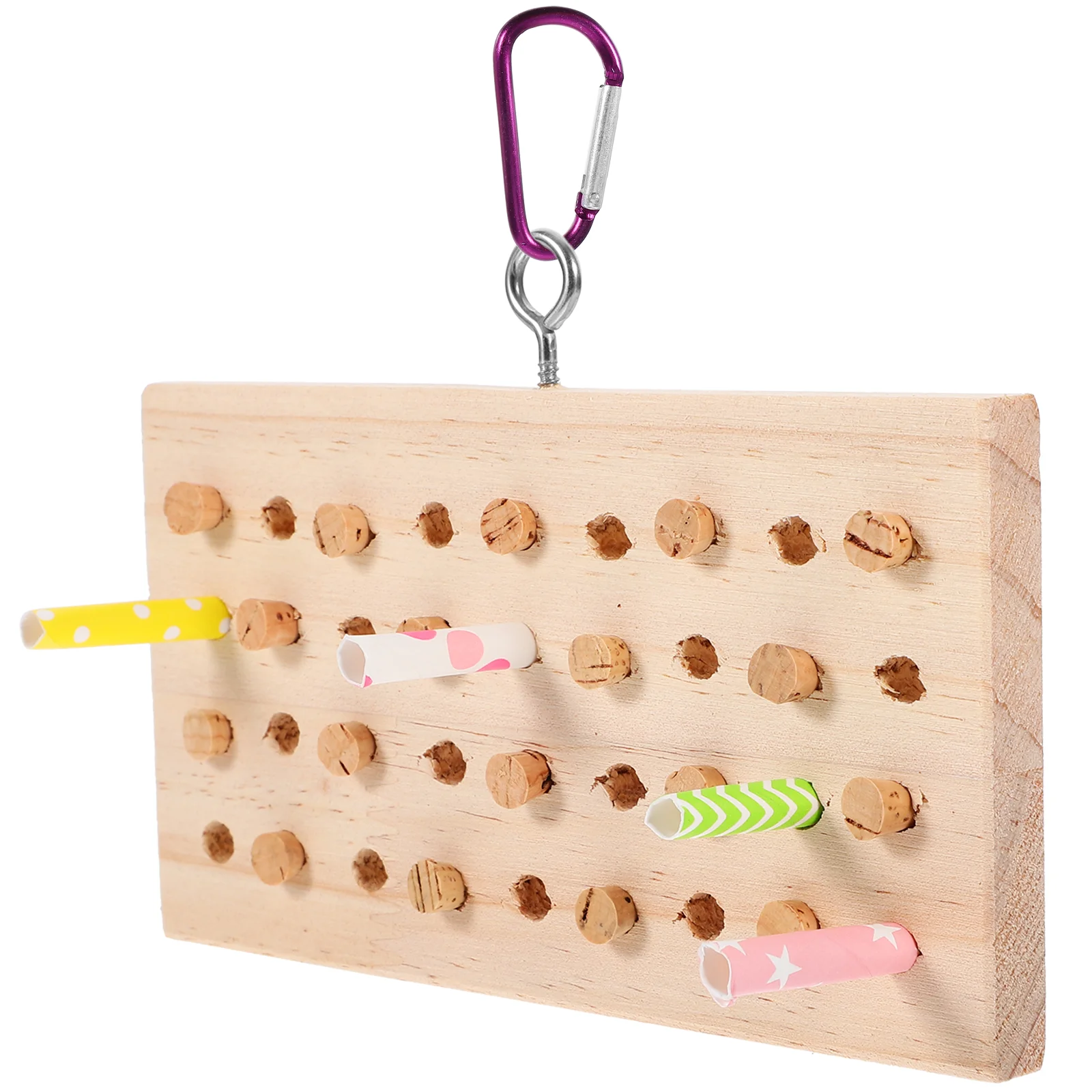 

Parrot Chewing Toy Bite-resistant Bird Keyboard Cage Large Interesting Wooden Wear-resistant Suspending