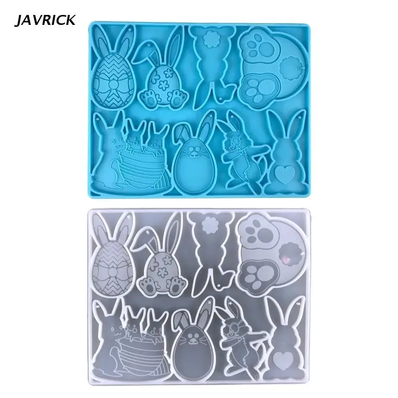 

Пасхальные силиконовые формы, форма в виде пасхальных яиц, форма в виде кролика, пасхального шоколада, 3D силиконовая форма для украшения на ...