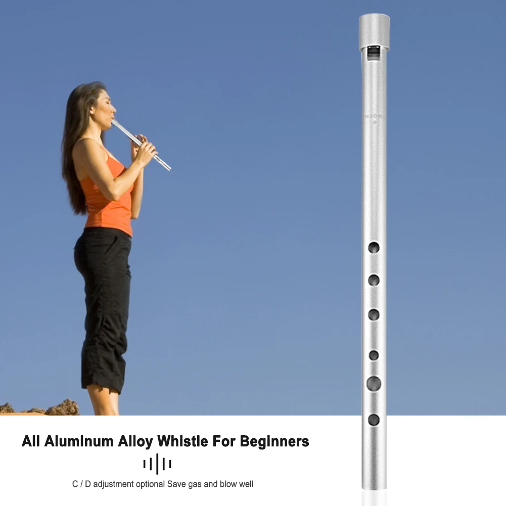 Ирландский свисток традиционный жестяной Пенни с 6 отверстиями музыкальный