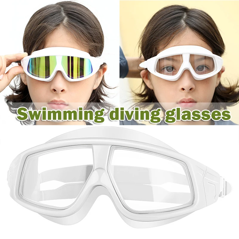 

Kids Swim Goggles Swimming Glasses For Children And Early Teens From 3 To 15 Years Old Anti-Fog UV Protection Nose Cover Swim