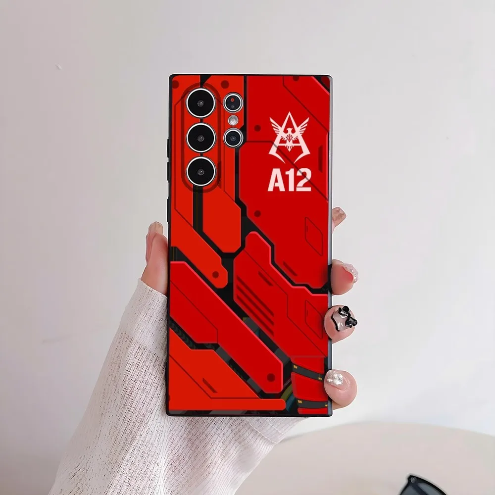 Фото Крутой механический чехол для телефона G-GUNDAMs для Xiaomi Redmi Note 14 13 12 12S 11 11S 10 9 8 7 Pro Plus 4G 5G Мягкая силиконовая задняя крышка №5