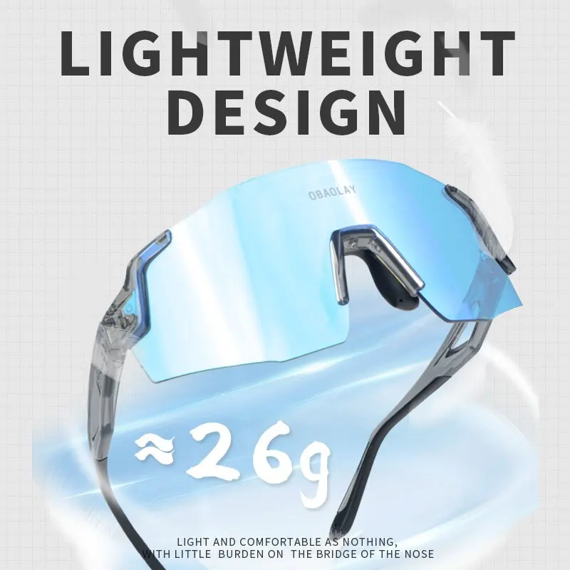 Очки OBAOLAY поляризационные для велоспорта и рыбалки UV400