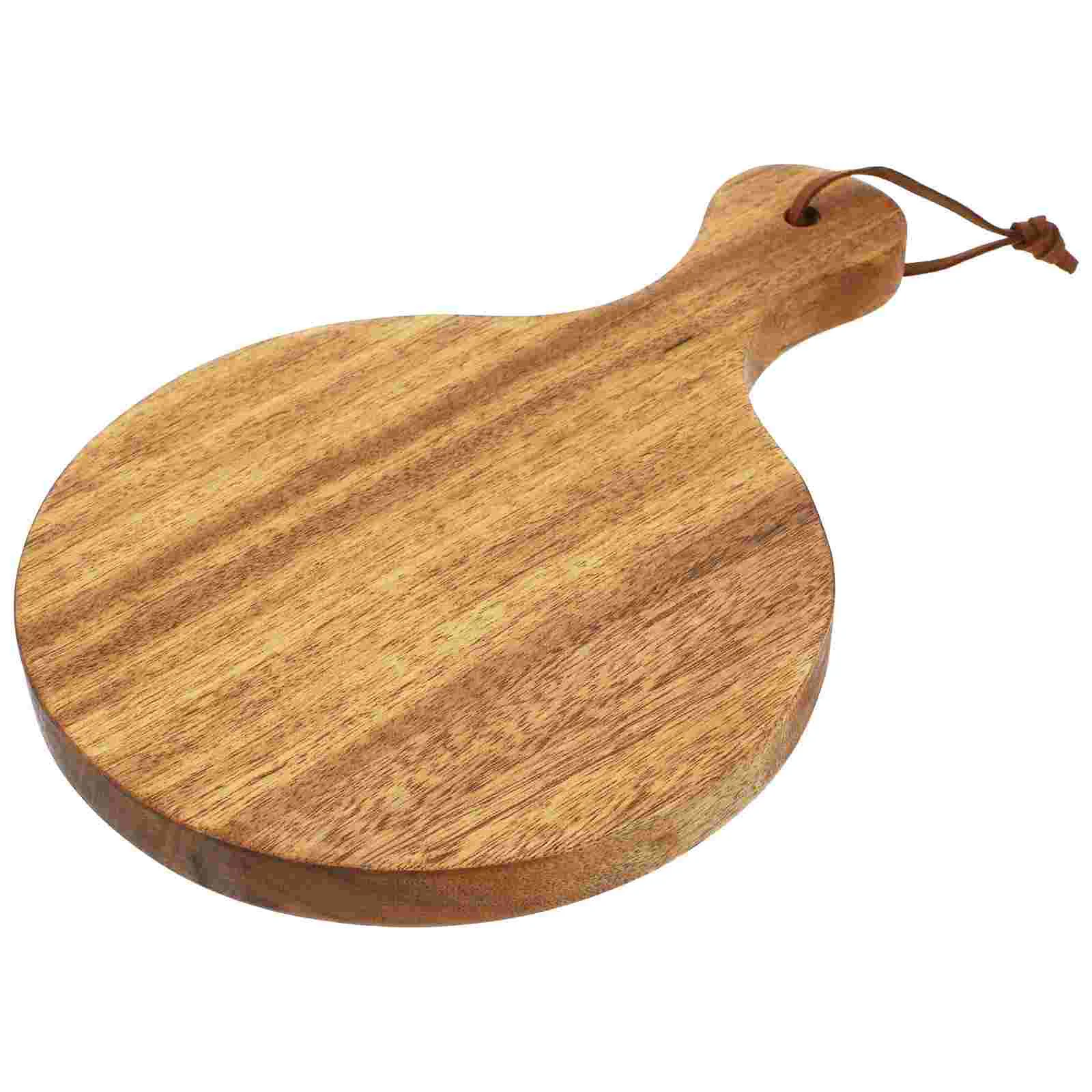 

Cake Platter Pizza Tray Serving Sushi Plate 28X18X2CM Wood Wooden Severing Steak