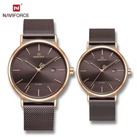 couple watch set for sale naviforce top luxury brand casual quartz mens watches waterproof date male clock relogio masculino