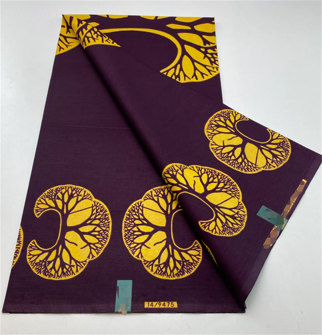 Оригинальная африканская ткань из натурального воска 100% хлопок 2024 новая с