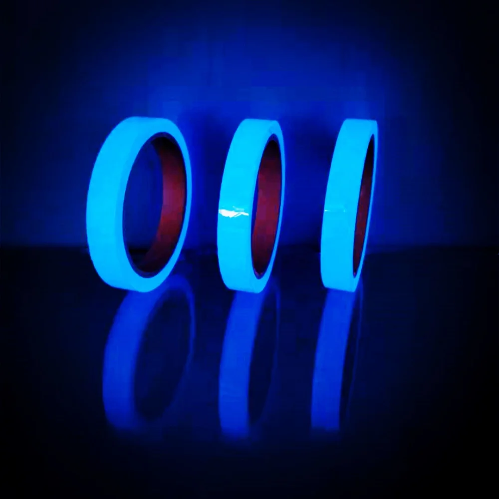 

Sticker on Car Vinyl Reflective Warning Body Decorative Safety Tape Door Exterior Personalized Blue Fluorescence Accessories