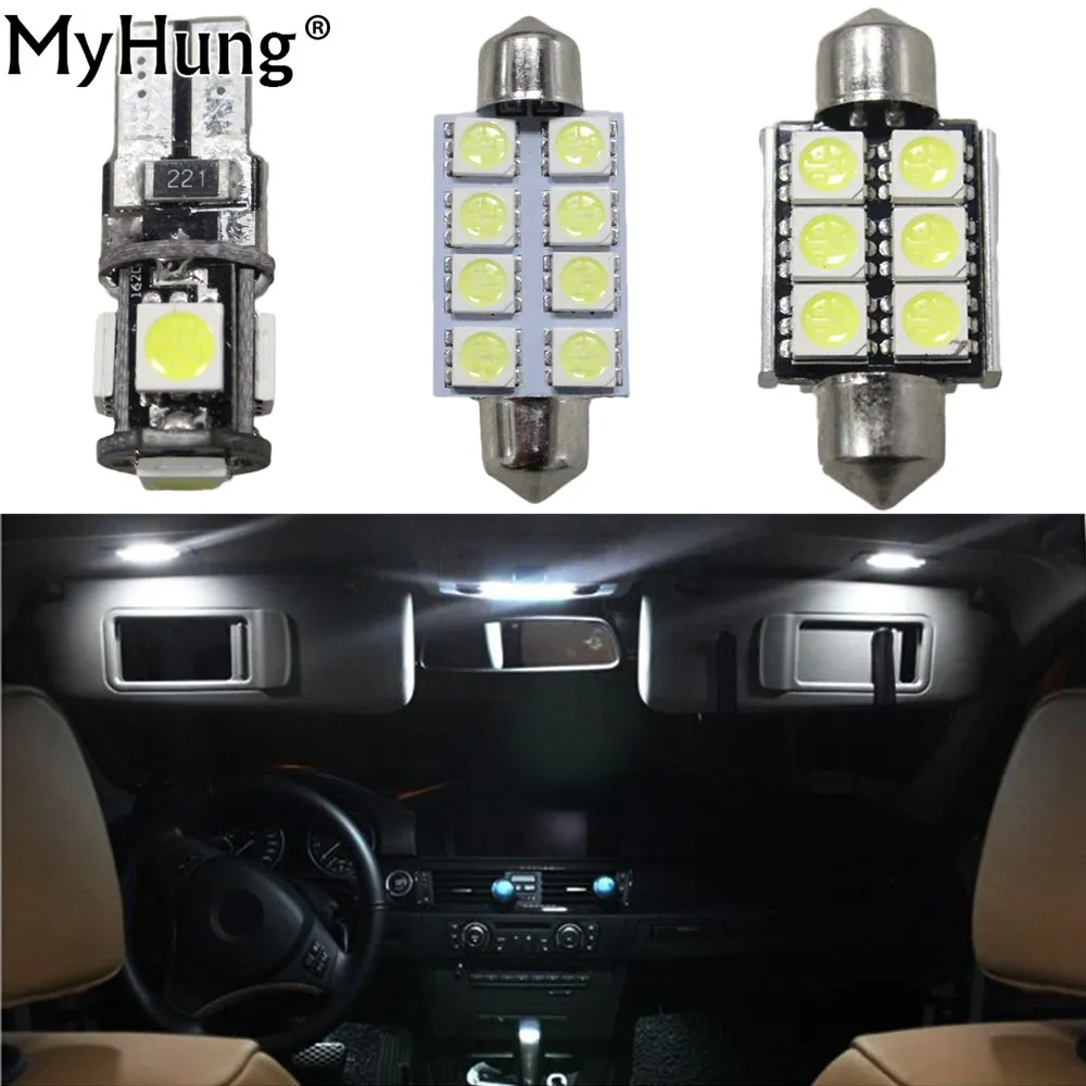 

23 PCS for BMW X5 E70 2007-2014 White LED Interior Light Kit Package Car Styling