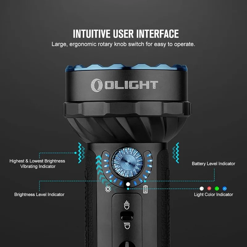Фотовспышка OLIGHT яркие фонарики 7000 люмен с дальностью луча 600 м |