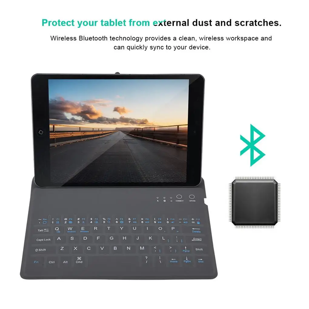 

Планшет Bluetooth-совместимая клавиатура чехол Guard Замена для Mini 2 3 4 5