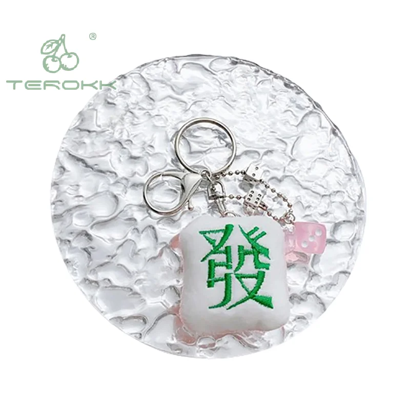 Креативный плюшевый брелок с орнаментом подвеска в национальном стиле украшение