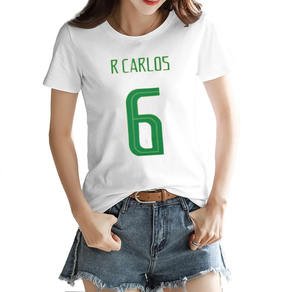 

Soccer Football Team Sports Brazil Robertos and Carloss 7 Champion Unique Tshirt High quality Activity competition Eur Size