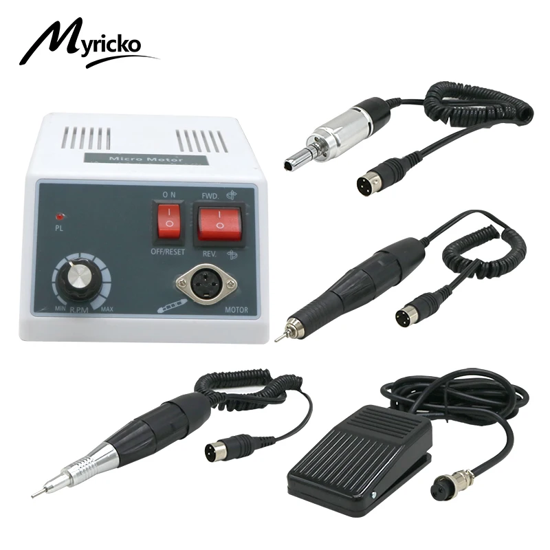 

Myricko Dental 18/102/204 Handle Hand Grinder Power Handpiece Lab Micromotor Dentary Marathon Polishing 35.0000Rpm