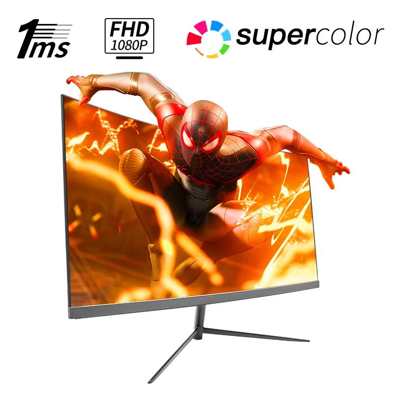 

22 Inch Curved PC Monitor 75Hz IPS Lcd Display HD Desktop Gaming Computer Screen Flat Panel HDMI-Compatible/DP
