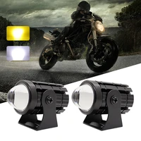 bright motorcycle led headlight mini projector lens moto motobike spotlights lamp auto electric vehicle driving auxiliary lights