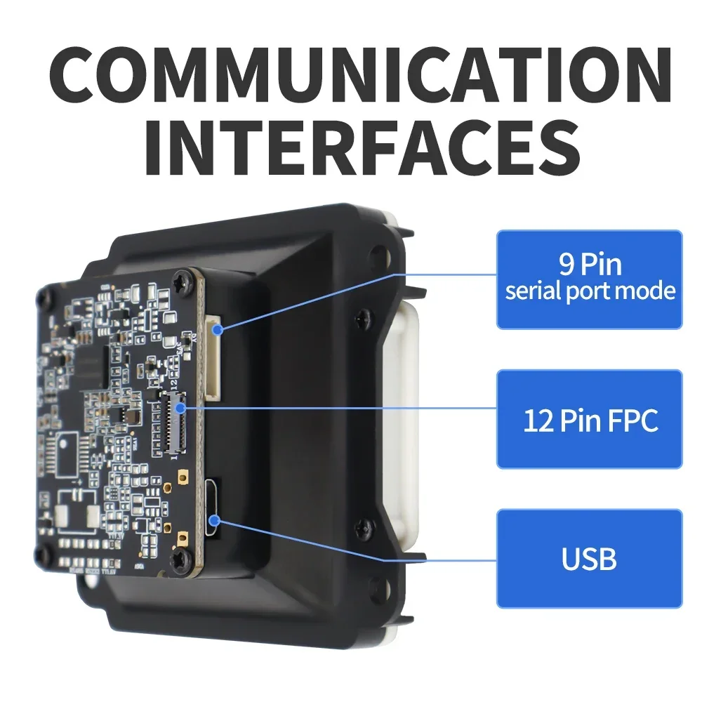 Фото Новый модуль сканера штрих-кодов Xincode Mini 2D для Arduino, встраиваемый настенный считыватель QR и штрих-кодов, модуль RS232 TTL для киосков №5