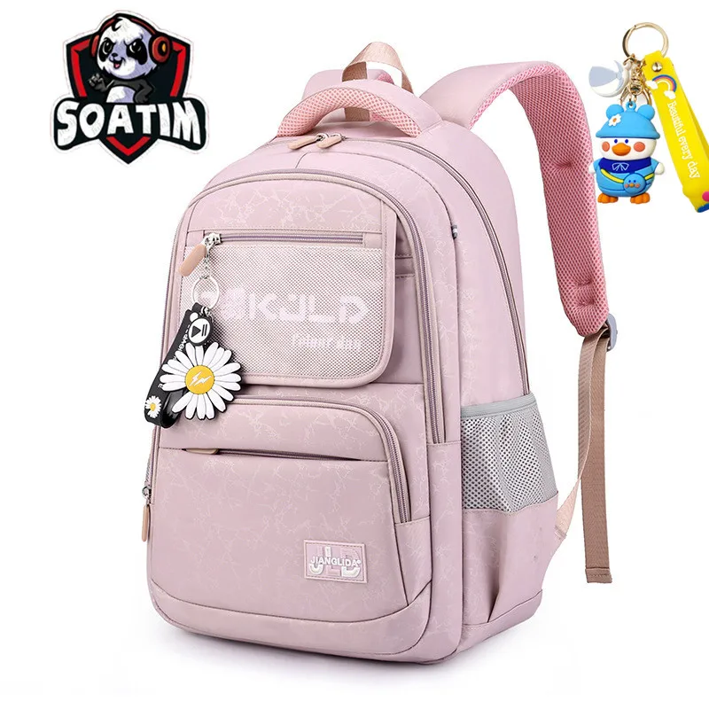 2023 Children School Bags For Girls Orthopedic Backpack Kids Backpack book bag schoolbag Primary School backpack Kids mochila
