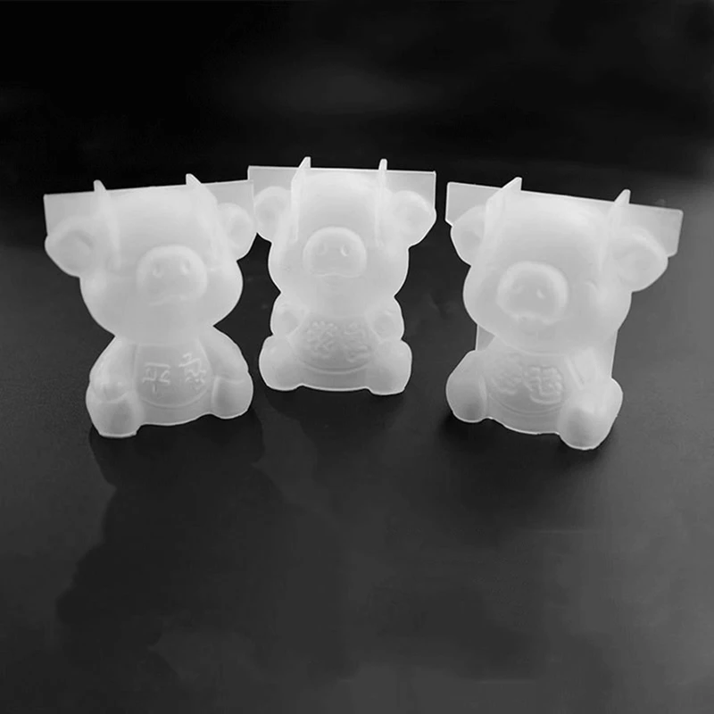 Эпоксидная форма зеркальная трехмерная безопасная для свинки куклы сделай сам